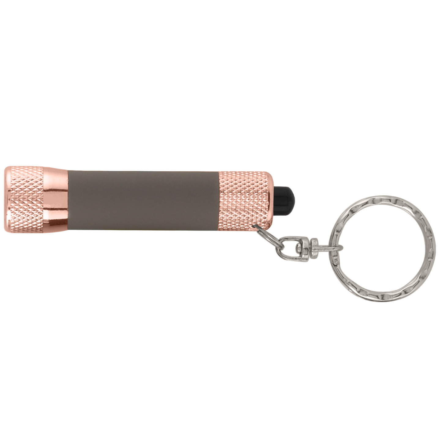 McQueen Softy Rose Gold Torch promotional camping item in taupe printed with your company logo