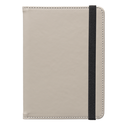 Malmö Recycled Passport Travel Wallet promotional travel accessory in dune warm grey printed with your company logo