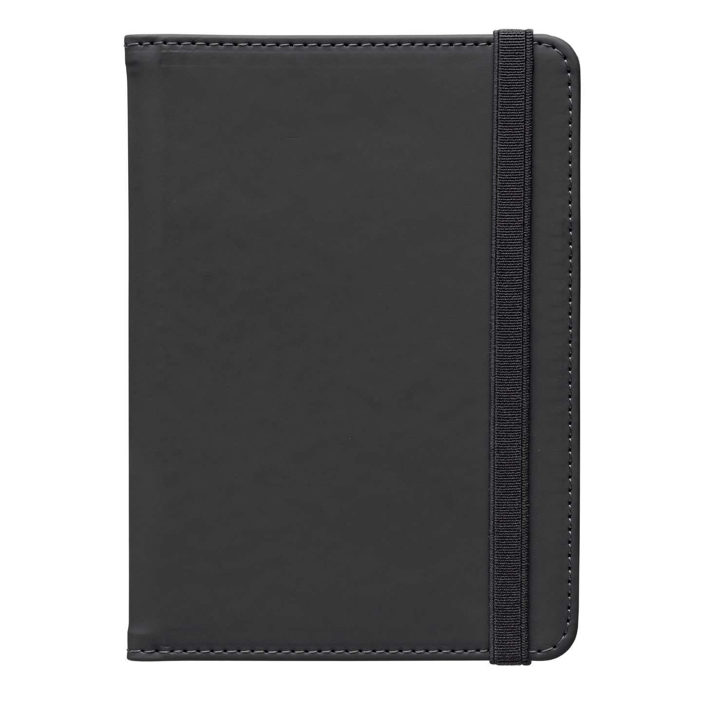 Malmö Recycled Passport Travel Wallet promotional travel accessory in black printed with your company logo