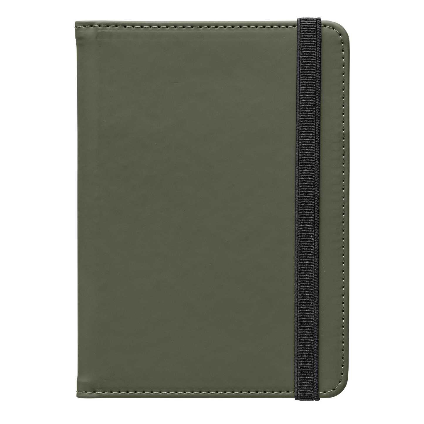 Malmö Recycled Passport Travel Wallet promotional travel accessory in forest green printed with your company logo