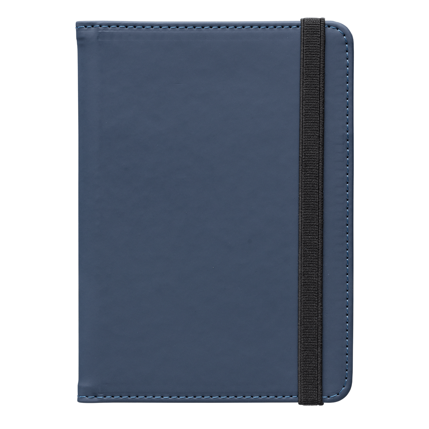 Malmö Recycled Passport Travel Wallet promotional travel accessory in navy blue printed with your company logo