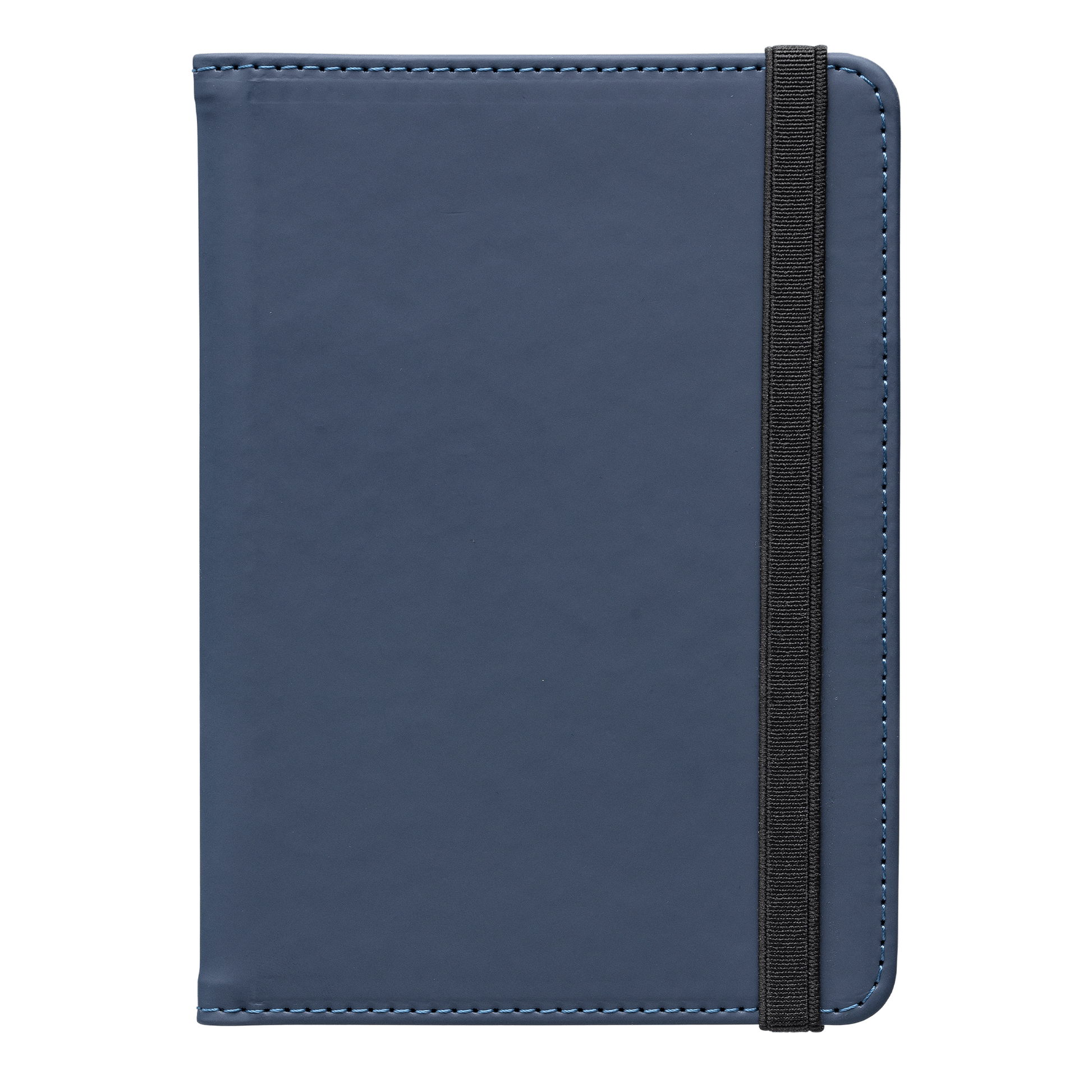 Malmö Recycled Passport Travel Wallet promotional travel accessory in navy blue printed with your company logo
