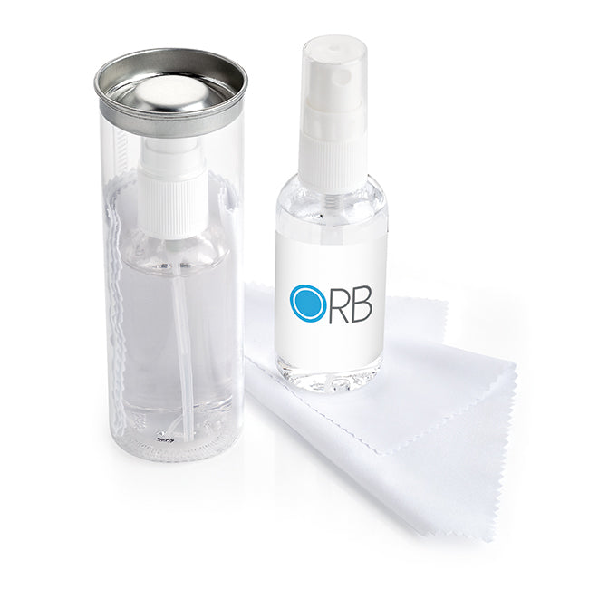 Spray pour écran et chiffon dans un tube (50 ml) | Cadeaux bien-être de marque
