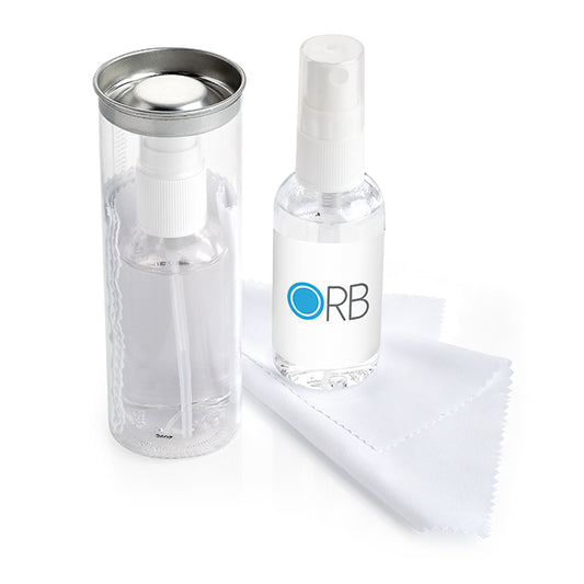 Spray pour écran et chiffon dans un tube (50 ml) | Cadeaux bien-être de marque