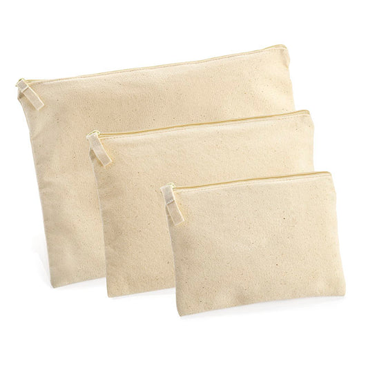 Large Natural Cotton Toiletry Bag | Branded wellness gifts