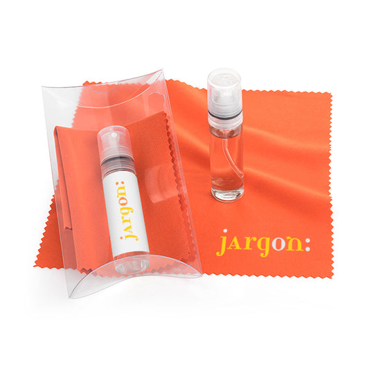 2 Piece White Screen and Glasses Cleaning Pillow Pack | Branded wellness gifts
