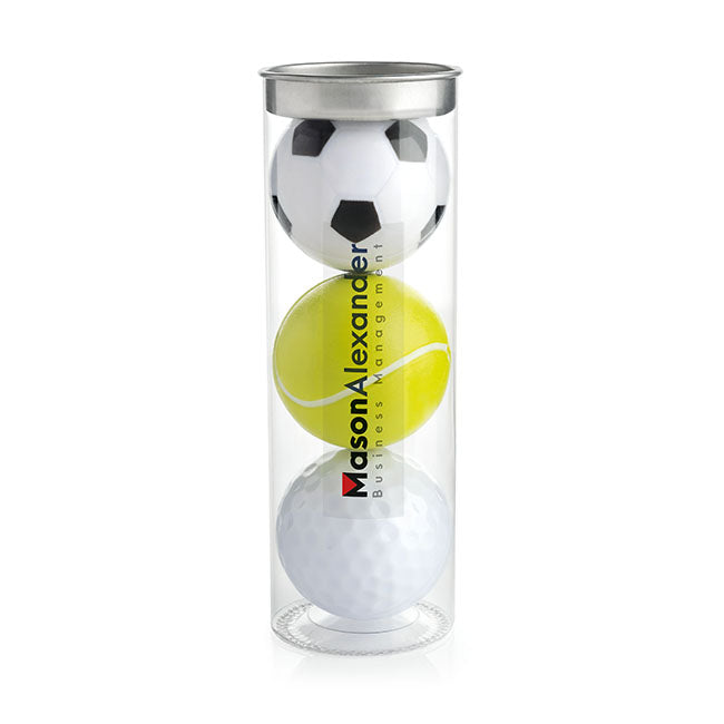 Set di balsami per labbra Sports Ball in un tubo | Regali benessere firmati
