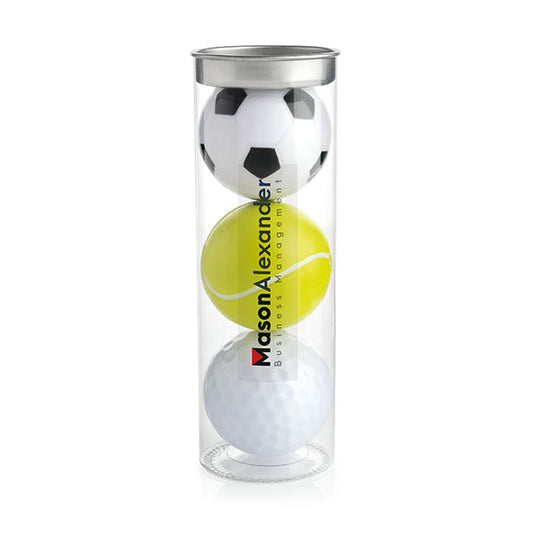 Set di balsami per labbra Sports Ball in un tubo | Regali benessere firmati
