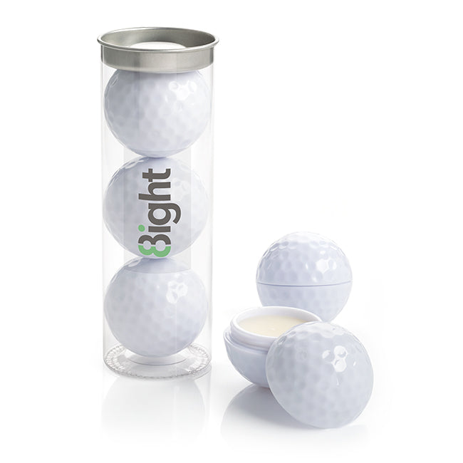 Set di 3 palline da golf in un tubo | Regali benessere firmati
