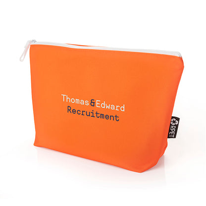 Trousse de toilette rPET avec soufflet | Cadeaux bien-être de marque