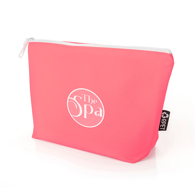 Trousse de toilette rPET avec soufflet | Cadeaux bien-être de marque
