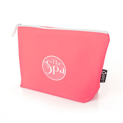 Trousse de toilette rPET avec soufflet | Cadeaux bien-être de marque