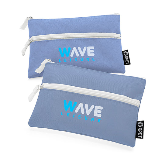 rPET Double Pocket / Zipped Bag | Branded wellness gifts
