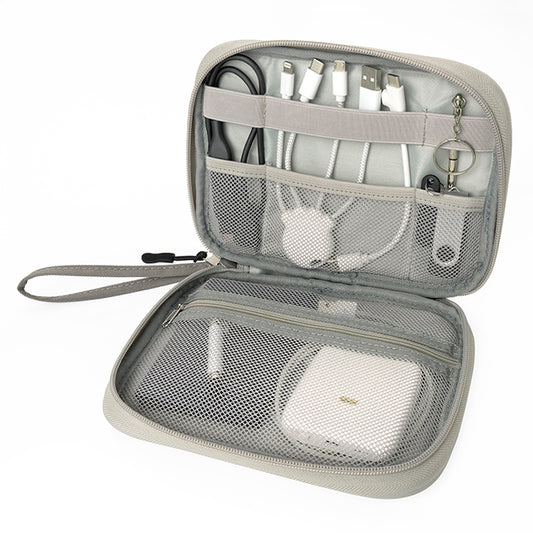 Cable Tidy / Gadget Kit Printed rPET Bag | Branded wellness gifts