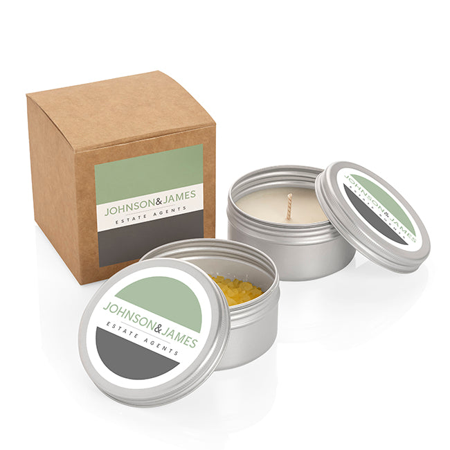 Ensemble relaxant 2 pièces dans une boîte marron | Cadeaux bien-être de marque