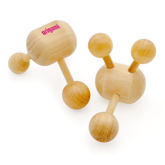 Wooden Tripod Massager | Branded wellness gifts