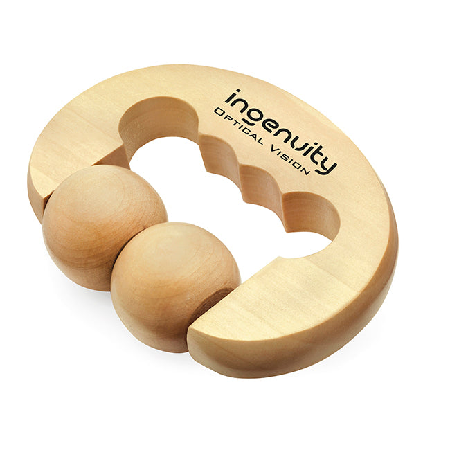 Wooden Roller Massager | Branded wellness gifts