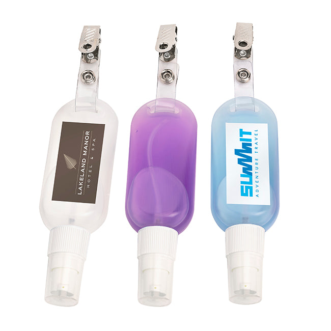 Disinfettante per le mani antibatterico senza alcol su clip (50 ml) | Regali benessere firmati