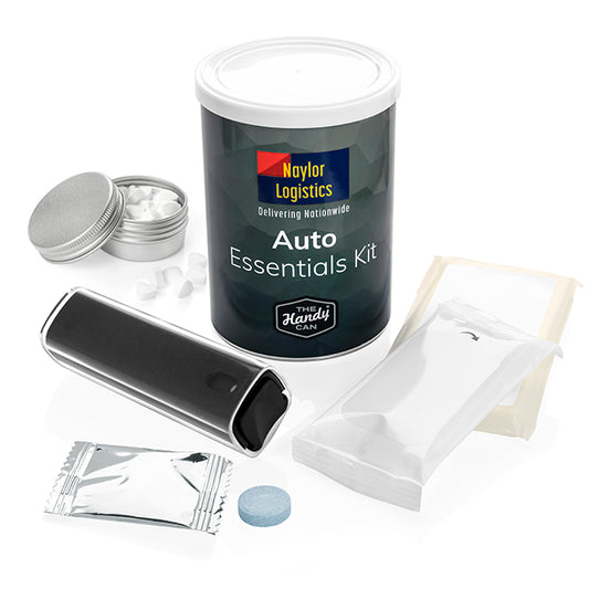 Kit pratico in lattina Deluxe per Auto Essentials | Regali benessere firmati