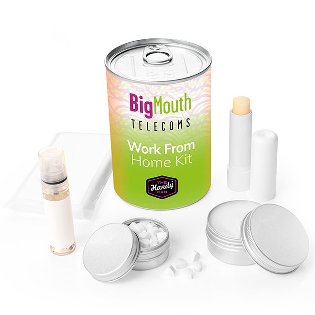 Work From Home Handy Can Kit | Branded wellness gifts