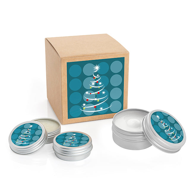 Weihnachtsleckereien in Geschenkbox | Wellness-Geschenke mit Markenlogo
