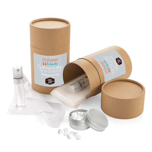 The Little Brown Tube New Starter Welcome Kit | Regals de benestar de marca