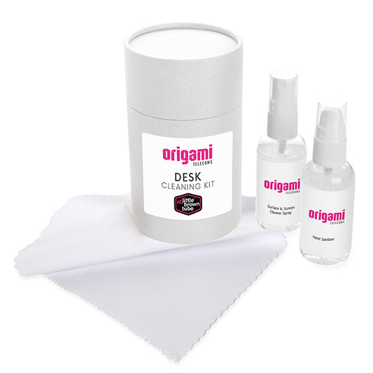 The Little Brown Tube Desk Cleaning Kit | Branded wellness gifts