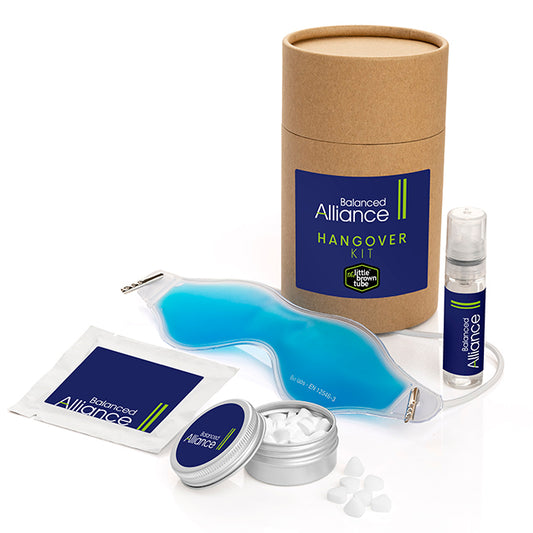 Il kit per i postumi della sbornia del piccolo tubo marrone | Regali benessere firmati