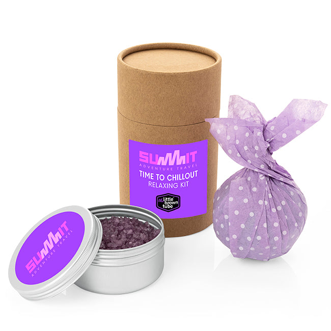 Il kit Time To Chill del tubicino marrone | Regali benessere firmati