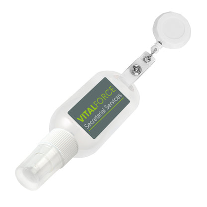 Disinfettante antibatterico per le mani su clip per rotolo (50 ml) | Regali benessere firmati