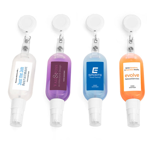 Antibacterial Hand Sanitiser on a Roll Clip (50ml) | Branded wellness gifts