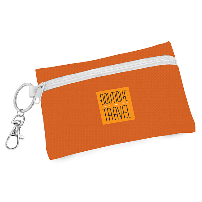 Pochette polyvalente rPET sur clip | Cadeaux bien-être de marque