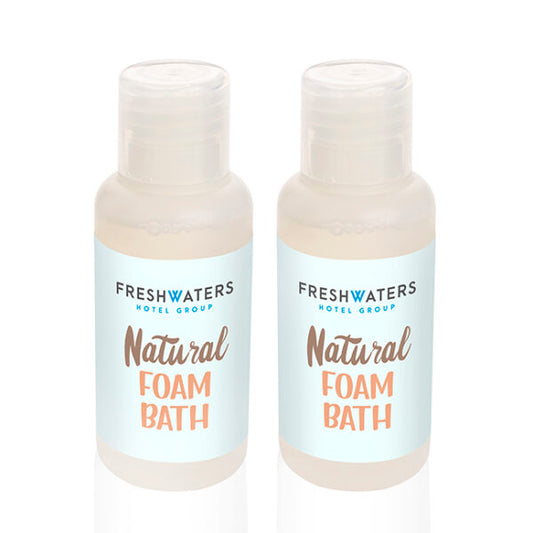Natürliches Schaumbad (50 ml) | Wellness-Geschenke mit Markenlogo