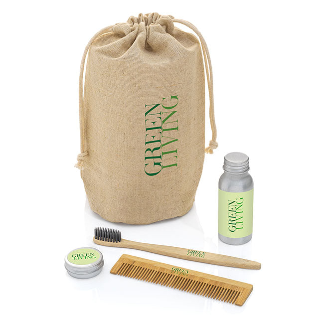 Set regalo in un sacchetto di canapa | Regali benessere firmati
