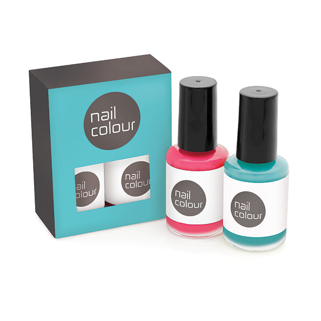 2-teiliges Nagellack-Geschenkset | Wellness-Geschenke mit Markenlogo