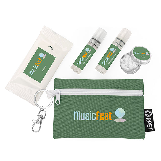 Kit da festival in una custodia con clip | Regali benessere firmati