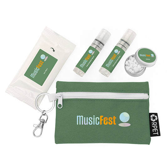 Kit da festival in una custodia con clip | Regali benessere firmati