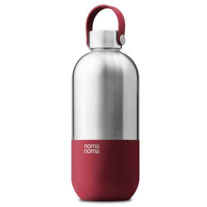 Borraccia in acciaio inossidabile (rosso granata) – 1000 ml
