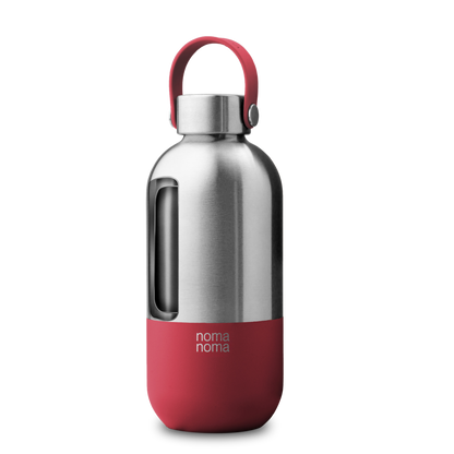 Borraccia in acciaio inossidabile (rosso granata) – 500 ml