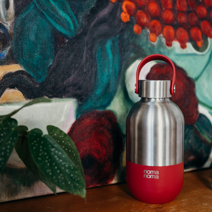 Borraccia in acciaio inossidabile (rosso granata) – 500 ml