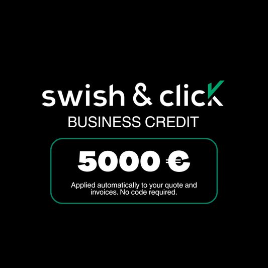 Swish & Click Business Credit – €5,000