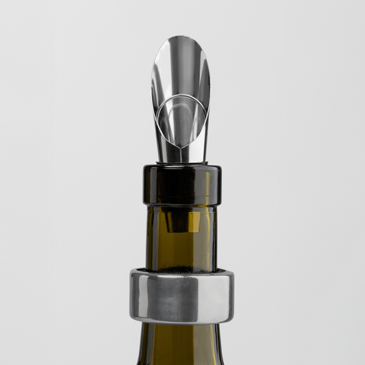 Essex Stainless Steel & FSC Wood Wine Accessory Gift Set promotional kitchen accessory in wood printed with your company logo