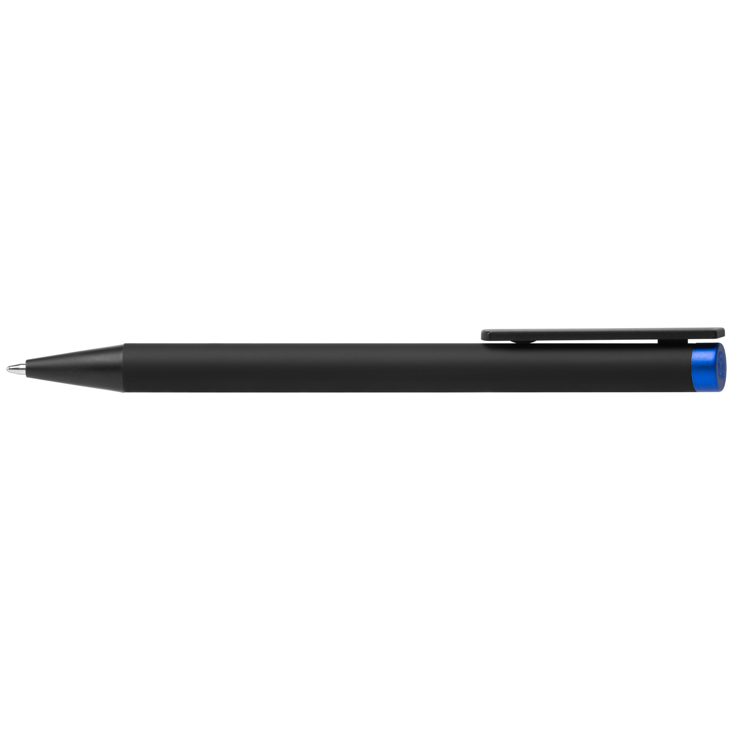 Volos Recycled Aluminium Colour Mirror Finish Ballpoint Pen promotional pen in royal blue printed with your company logo