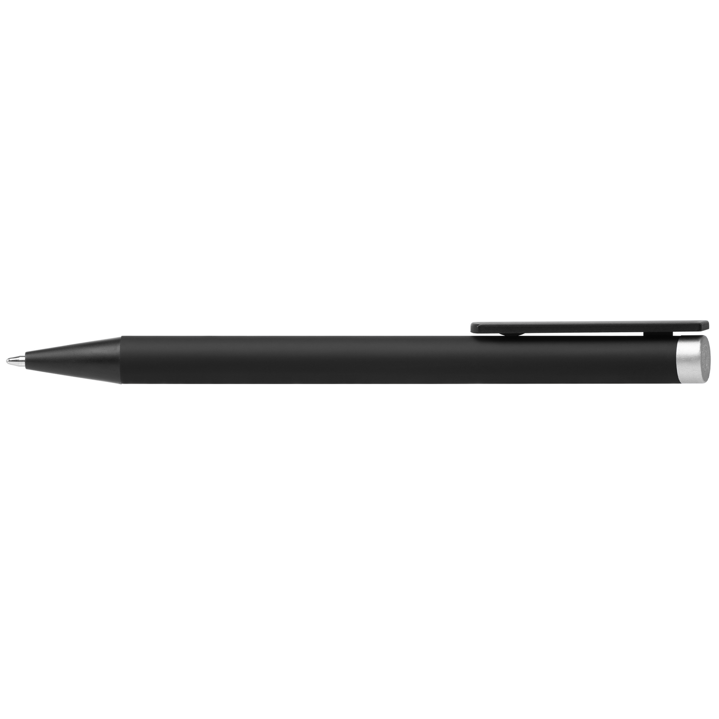 Volos Recycled Aluminium Colour Mirror Finish Ballpoint Pen promotional pen in silver printed with your company logo