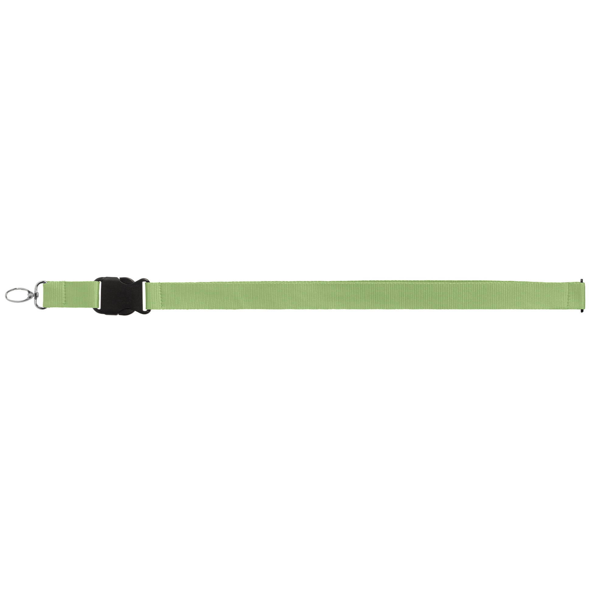 Jex rPET Breakaway Buckle Lanyard promotional lanyard in green printed with your company logo