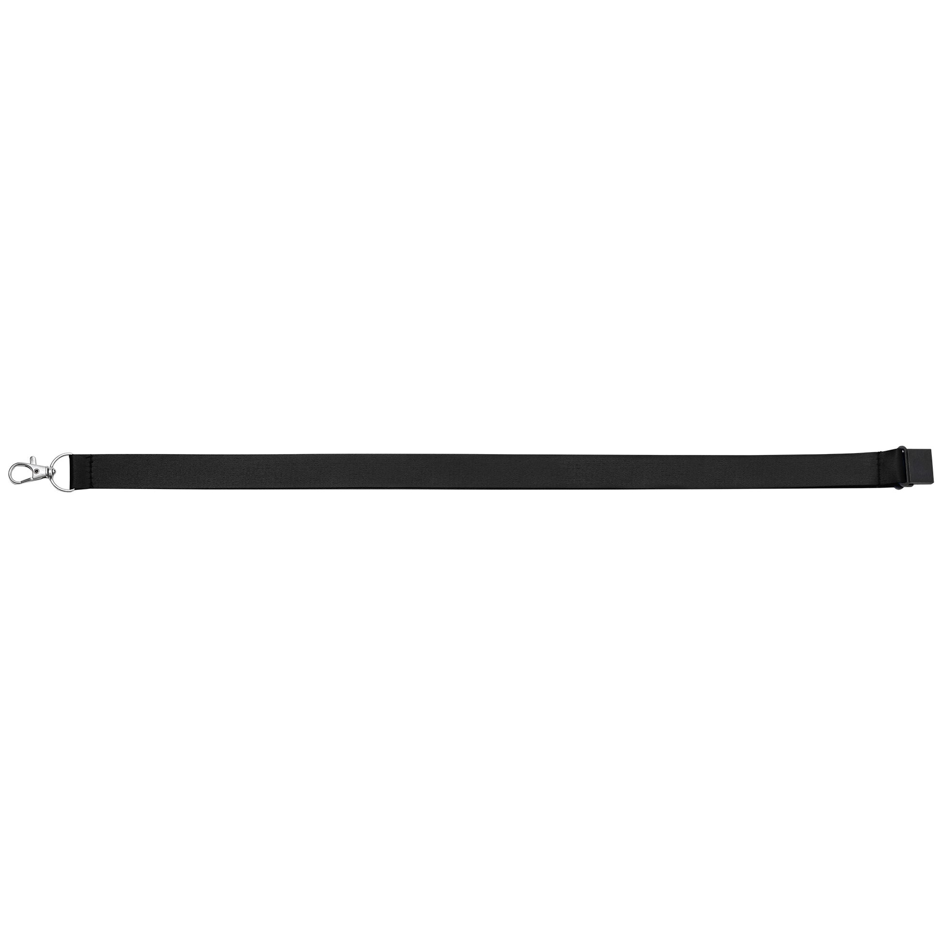 Elix rPET Breakaway Lanyard promotional lanyard in black printed with your company logo