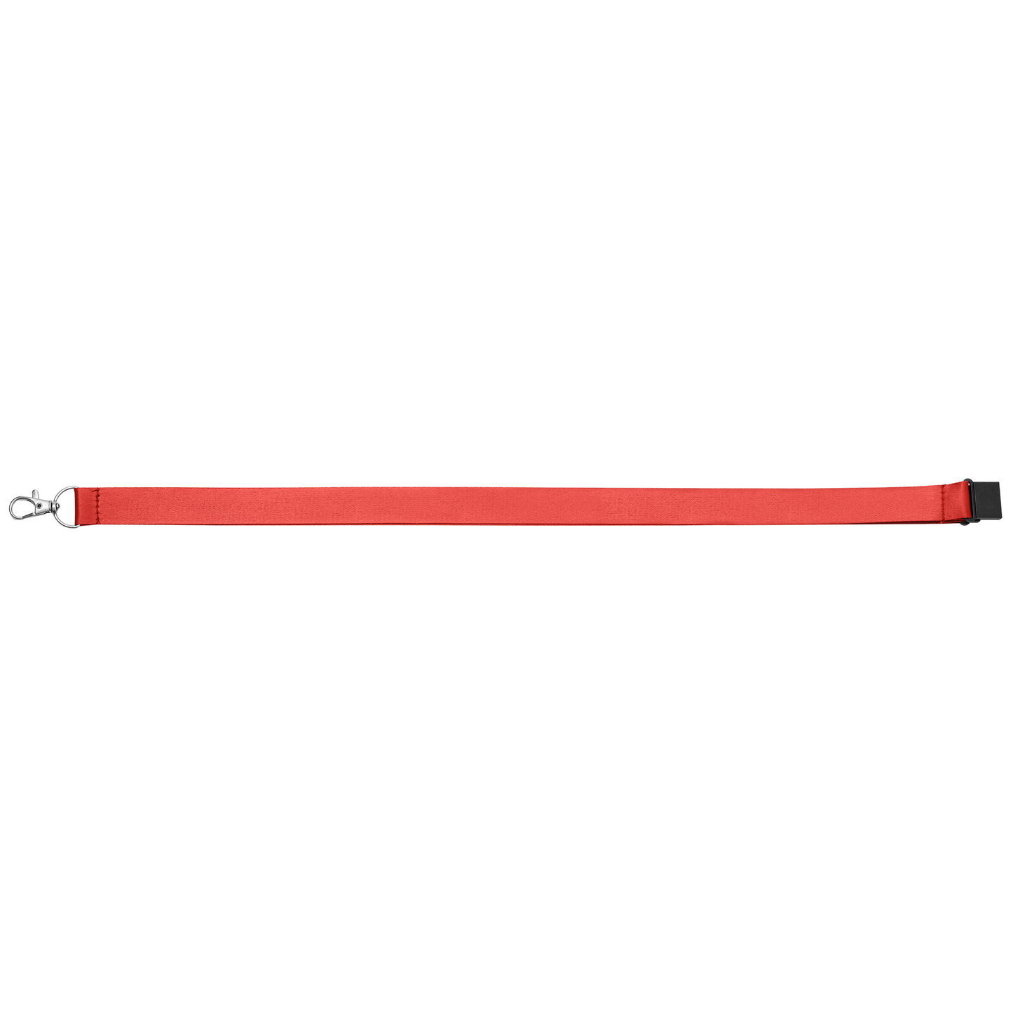 Elix rPET Breakaway Lanyard promotional lanyard in red printed with your company logo