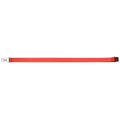 Elix rPET Breakaway Lanyard promotional lanyard in red printed with your company logo