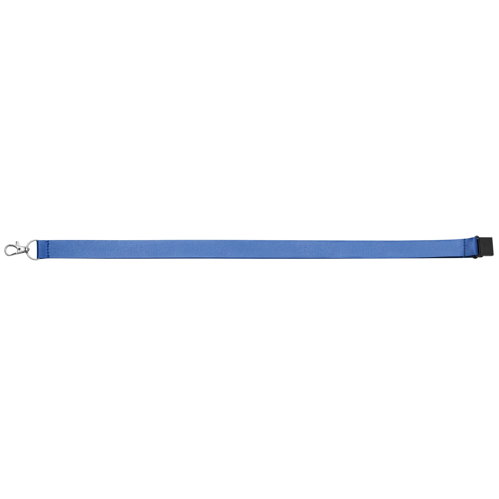 Elix rPET Breakaway Lanyard promotional lanyard in royal blue printed with your company logo