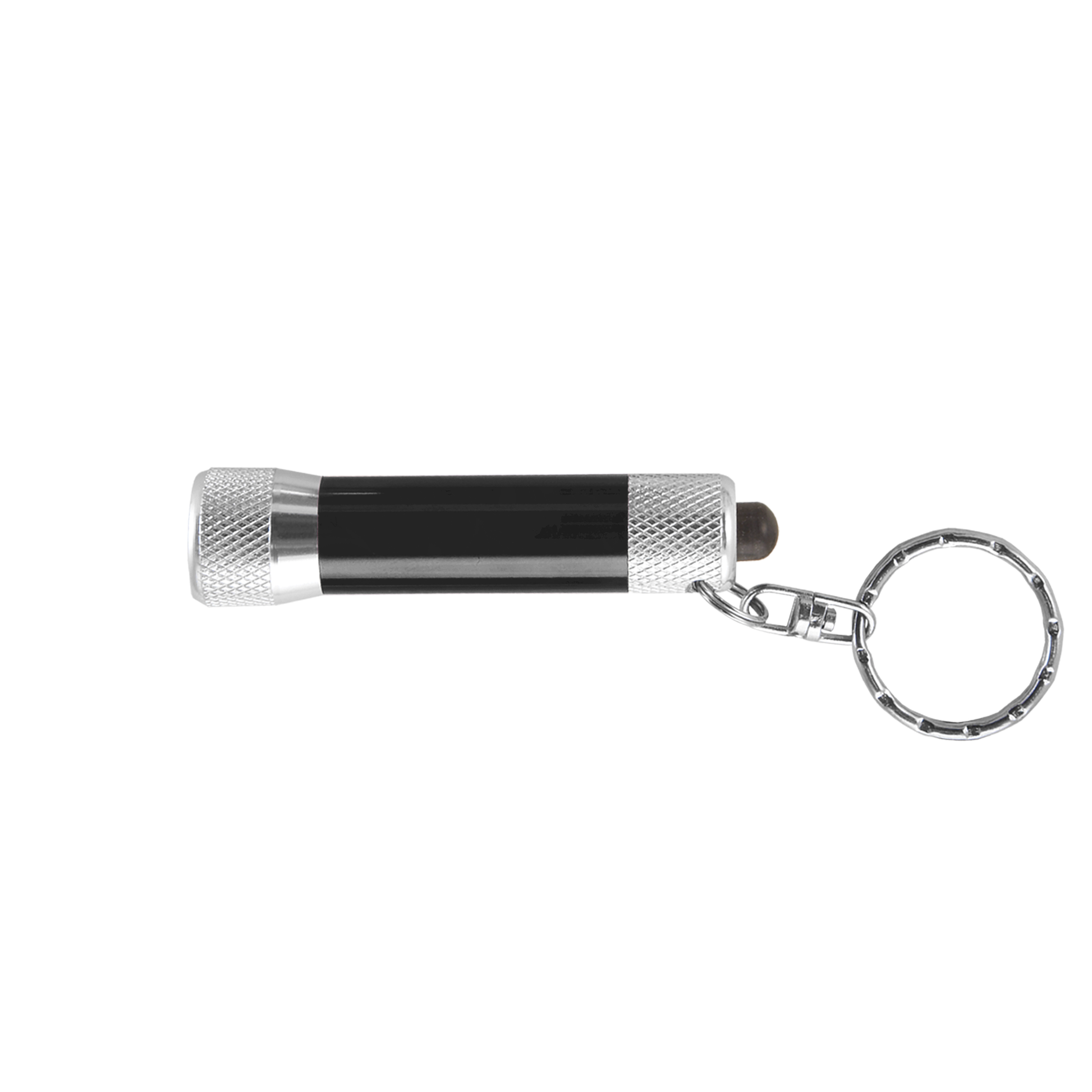 McQueen Torch promotional camping item in black laser engraved with your company logo